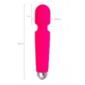 Flovetta Peony Vibrating massager, silicone, pink, 20.5 cm