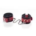 Kajdanki- Cuffs Crazy Horse Red, Big