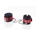 Kajdanki- Cuffs Crazy Horse Red, Small