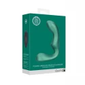 Pointed Vibrating Prostate Massager with Remote Control - Black