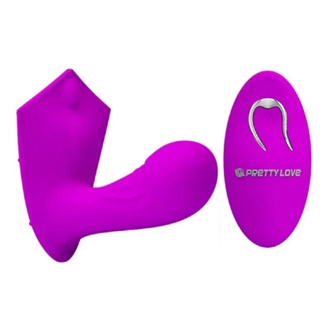 Pretty Love Willie RC G-Spot Vibrator Purple