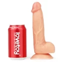 Realistyczne dildo The Ultra Soft Dude 8"