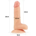 Realistyczne dildo z przyssawką 7"