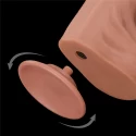 Realistyczne dwuwarstwowe dildo King Sized Sliding Skin Dual 14"