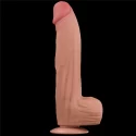 Realistyczne dwuwarstwowe dildo King Sized Sliding Skin Dual 12"