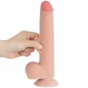 Dildo Sliding Skin Dual Layer Dong Flesh