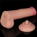 Dildo Sliding Skin Dual Layer Dong Flesh