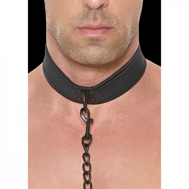 Neoprene collar with leash