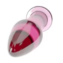 5" Glass Romance Anal Plug Black