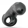 [sil/tpr] airlock air-lite vented chastity black ice