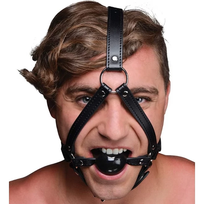 KNEBEL HEAD HARNESS WITH BALL BALL GAG