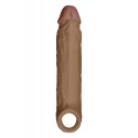 SHAFT SHEATH MODEL F SIZE 1 7.8 INCH LIQUID SILICONE SLEEVE OAK