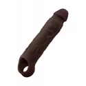 SHAFT SHEATH MODEL F SIZE 1 7.8 INCH LIQUID SILICONE SLEEVE OAK