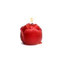 Flaming rose - drip candle