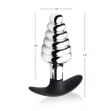 Dark hive metal silicone - anal plug