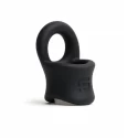 Liquid silicone baller ring black