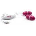 Podwójne jajeczka wibrujące Pink Vibrator Eggs Mokko Toys