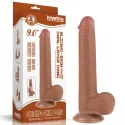 Dildo LoveToy Sliding Skin Dual Layer Dong 22 cm