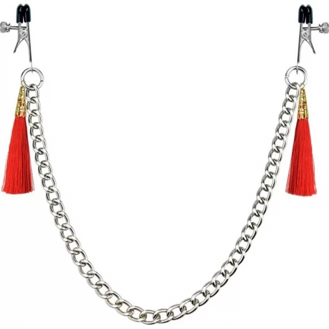 Tassel Nipple Clamp Red