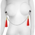 Tassel Nipple Clamp Red