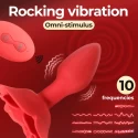 Rose rotating anal plug