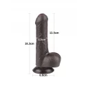 Dildo LoveToy Sliding Skin Dual Layer Dong 18,3 cm
