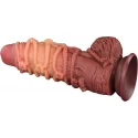 Dildo LoveToy Cock With Rope 24,5 cm