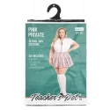 TEACHER PET 2 PCS PINK PRIVATE SCHOOLGIRL COSTUME