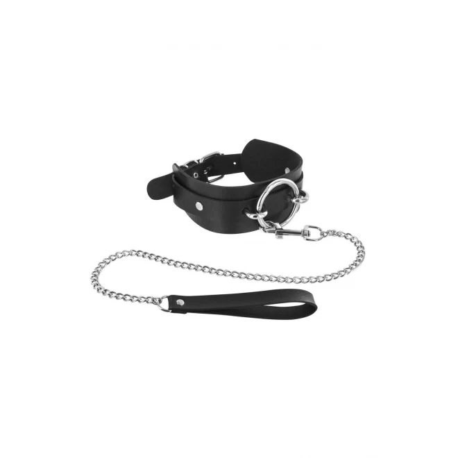 Obroża ze smyczą Fetish Tentation Choker o-ring