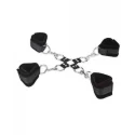 Zestaw kajdanek na ręce i nogi Lux Fetish Hogtie Set (5pcs.)