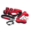 BDSM Soft Touch Set 10 Pieces Red Guilty Toys