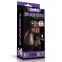 Vibrating Easy Strapon Set 7.5'' Black