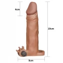 Pleasure extender sleeve vibro flesh