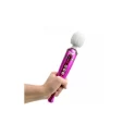 Pixey deluxe wand massager pink chrome