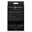 FETISH & FASHION EYES & MOUTH HOOD BLACK