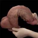 DILDO 10.5'' DUAL LAYERED SILICONE COCK XXL