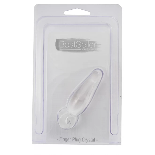 Korek analny Finger Plug Crystall