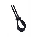 A-Toys Erection enhancing lasso Keb , black, silicone, 14cm