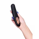 Unrealistic vibrator WANAME D-SPLASH TSUNAMI, silicone, black, 18.3 cm