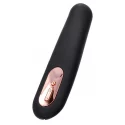 Unrealistic vibrator WANAME D-SPLASH TSUNAMI, silicone, black, 18.3 cm