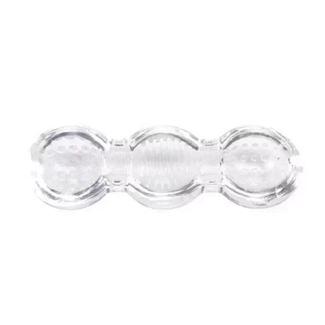 Crystal Hand Job Stroker 5,4" Clear