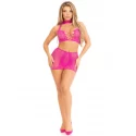 Bodystocking top i spódniczka Leg Avenue