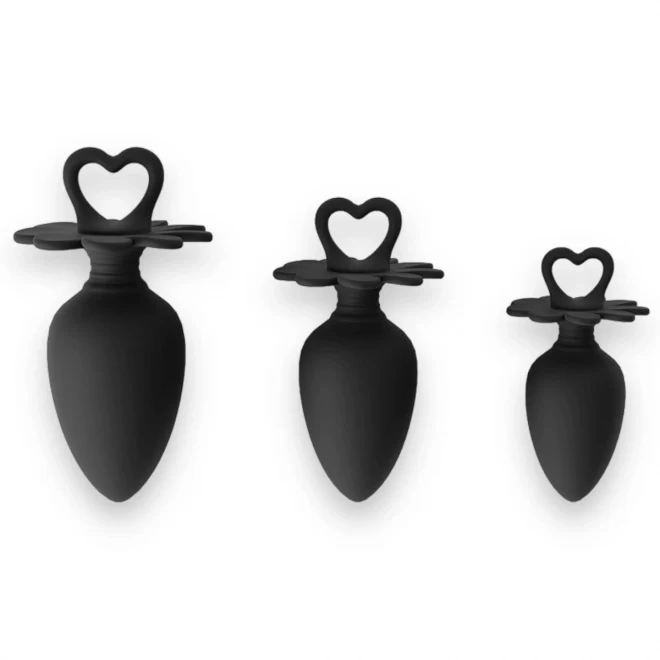 Zestaw korków analnych Power Escorts Heart Plug Anal Starter 3-Pack