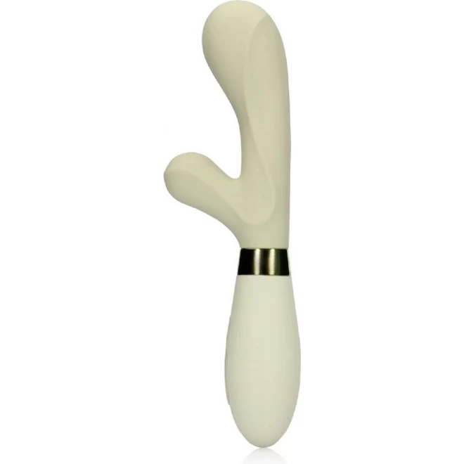 Silicone rabbit vibrator - misty green