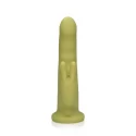 Ultra soft silicone rotating rabbit vibrator - spring sage