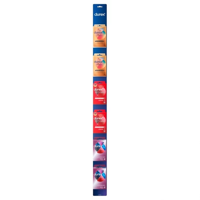 Zestaw prezerwatyw Durex Clip Strip