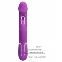 PRETTY LOVE - Kampas Rabbit 3 in 1, multifunction vibrator with tongue violet