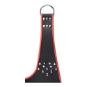 Leather sling with red piping 5 points