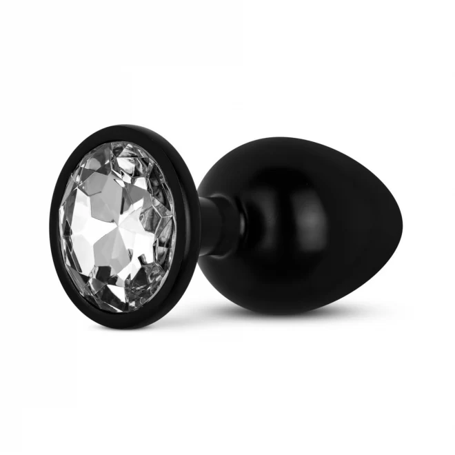 Anal Collection - Butt Plug L - Black/Silver