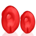 Oxballs - glowhole-1 hollow buttplug with led light small red